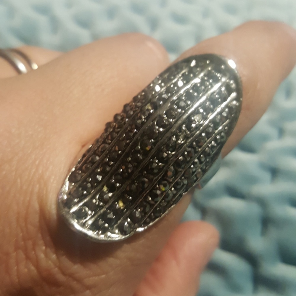 Silver Statement Ring - image 2